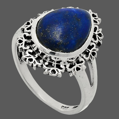 Premium Quality Lapis Lazuli Ring size-8.5 R-1114 42-ER13667