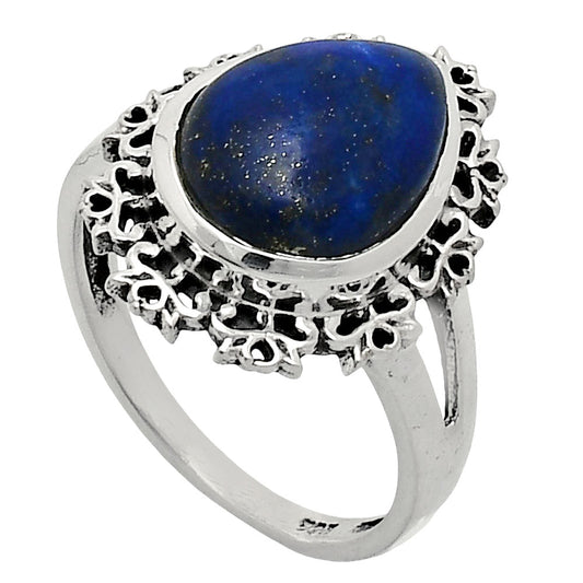 Premium Quality Lapis Lazuli Ring size-8.5 R-1114 42-ER13667