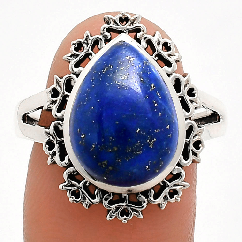 Premium Quality Natural Lapis Lazuli Ring size-9 R-1114 42-ER13670