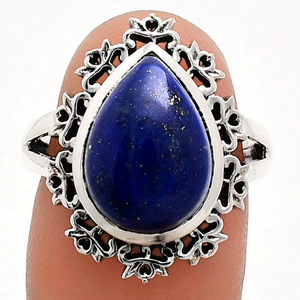 Premium Quality Natural Lapis Lazuli Ring size-7 R-1114 42-ER13671