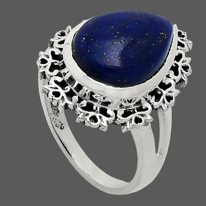 Premium Quality Natural Lapis Lazuli Ring size-7 R-1114 42-ER13671