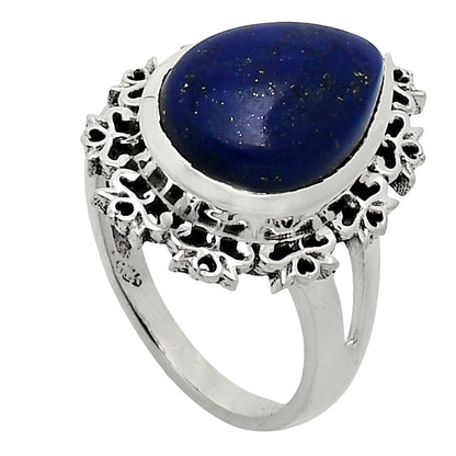 Premium Quality Natural Lapis Lazuli Ring size-7 R-1114 42-ER13671