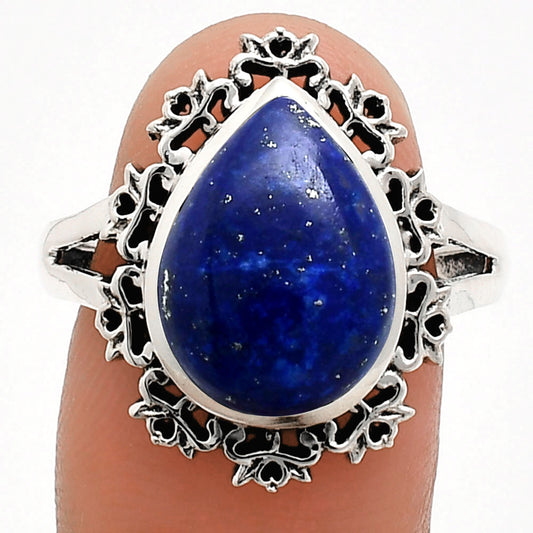 Premium Quality Natural Lapis Lazuli Ring size-9 R-1114 42-ER13676