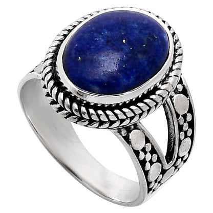 Premium Quality Natural Lapis Lazuli Ring size-7 R-1732 42-ER13683