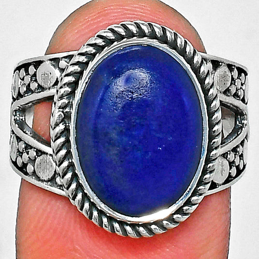 Premium Quality Natural Lapis Lazuli Ring size-7 R-1732 42-ER13687