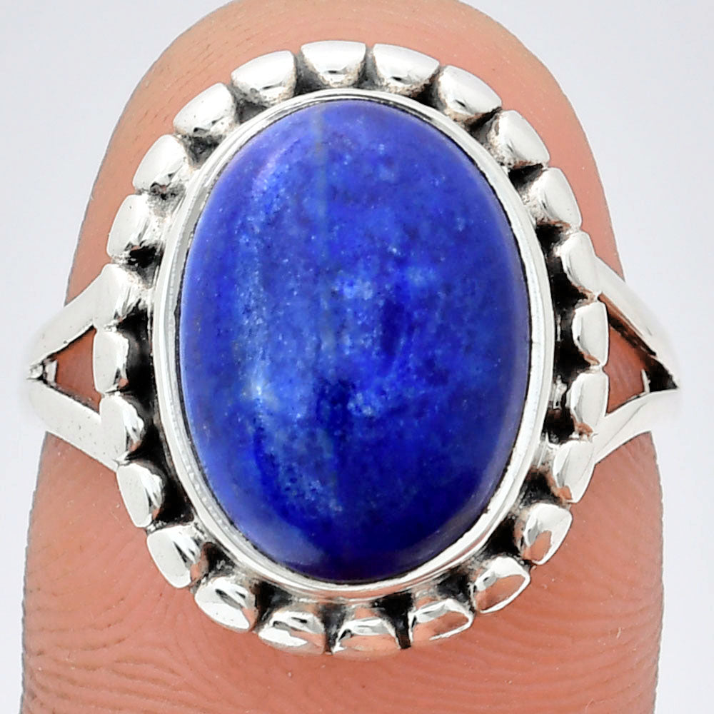 Premium Quality Lapis Lazuli - Afghanistan Ring size-8 R-1071 42-ER13696