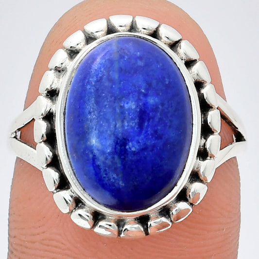 Premium Quality Lapis Lazuli - Afghanistan Ring size-8 R-1071 42-ER13696