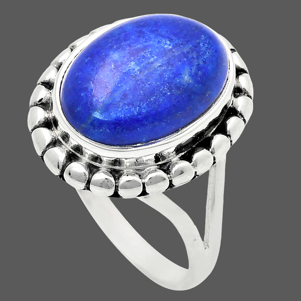 Premium Quality Lapis Lazuli - Afghanistan Ring size-8 R-1071 42-ER13696