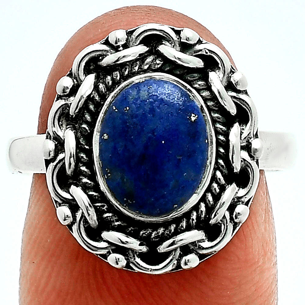 Premium Lapis Lazuli - Afghanistan Ring size-8 R-1667 42-ER13705