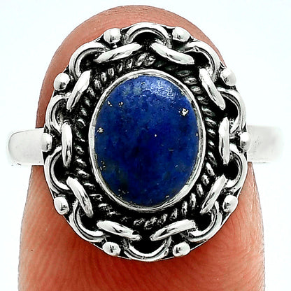 Premium Lapis Lazuli - Afghanistan Ring size-8 R-1667 42-ER13705
