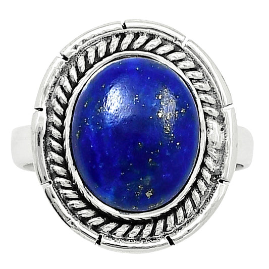 Premium Quality Natural Lapis Lazuli Ring size-7 R-1728 42-ER13734