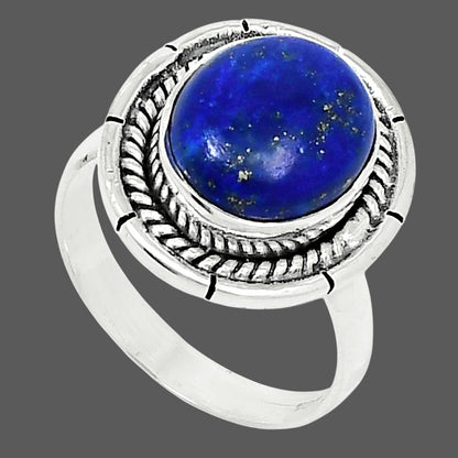 Premium Quality Natural Lapis Lazuli Ring size-7 R-1728 42-ER13734