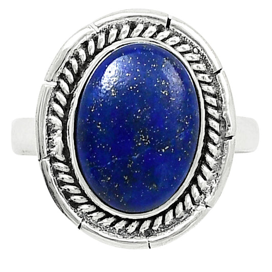 Premium Quality Natural Lapis Lazuli Ring size-9 R-1728 42-ER13741