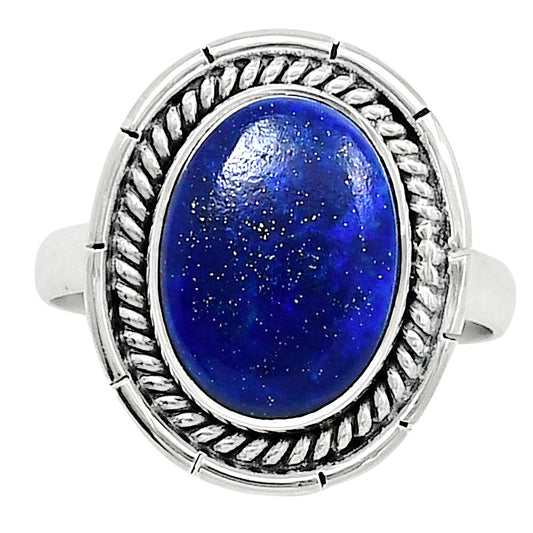 Premium Quality Natural Lapis Lazuli Ring size-9 R-1728 42-ER13742