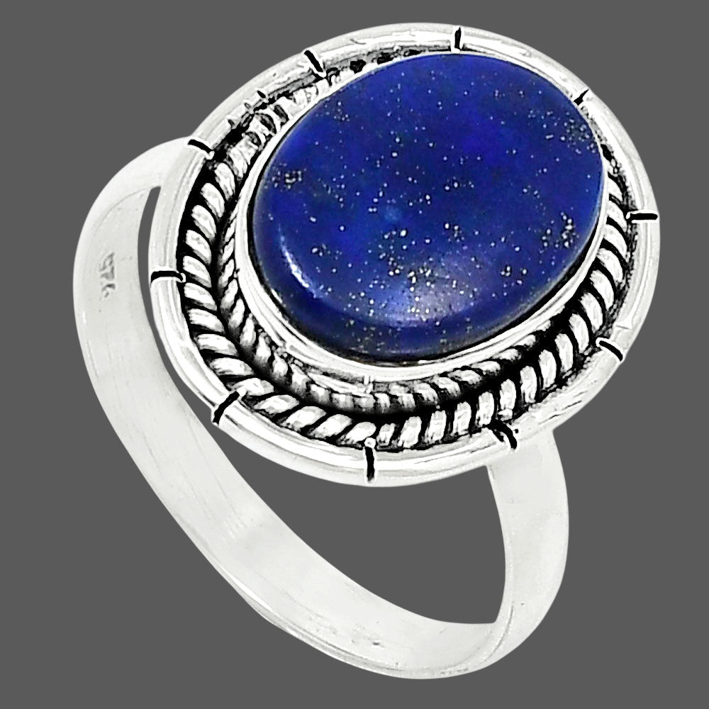 Premium Quality Lapis Lazuli Ring size-10 R-1728 42-ER13744