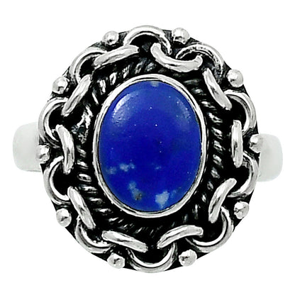 Premium Quality Natural Lapis Lazuli Ring size-6 R-1667 42-ER13785