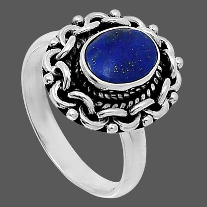 Premium Quality Natural Lapis Lazuli Ring size-7 R-1667 42-ER13786