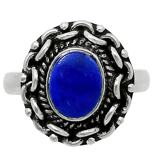 Premium Quality Natural Lapis Lazuli Ring size-8 R-1667 42-ER13790
