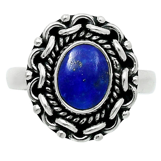 Premium Quality Natural Lapis Lazuli Ring size-8 R-1667 42-ER13791
