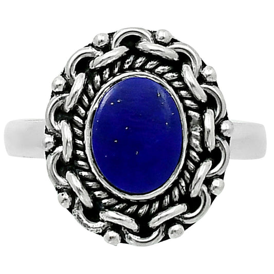 Premium Quality Natural Lapis Lazuli Ring size-9 R-1667 42-ER13794