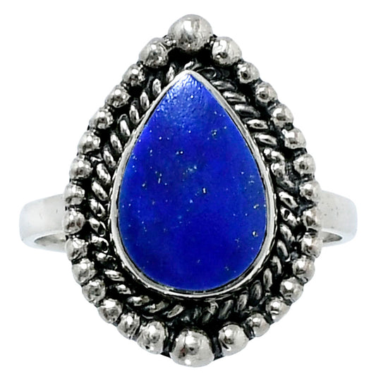 Premium Lapis Lazuli - Afghanistan Ring size-7 R-1154 42-ER13810