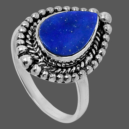 Premium Lapis Lazuli - Afghanistan Ring size-7 R-1154 42-ER13810