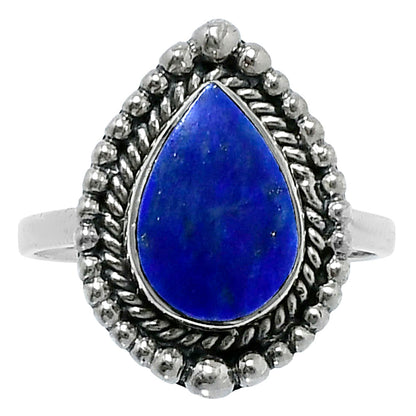 Premium Lapis Lazuli - Afghanistan Ring size-8 R-1154 42-ER13812