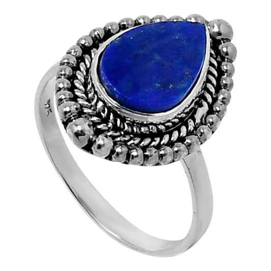 Premium Lapis Lazuli - Afghanistan Ring size-8 R-1154 42-ER13812