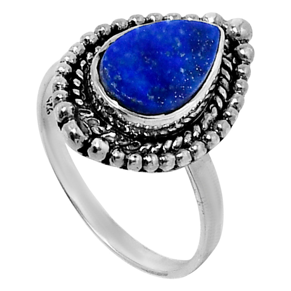 Premium Lapis Lazuli - Afghanistan Ring size-9 R-1154 42-ER13813