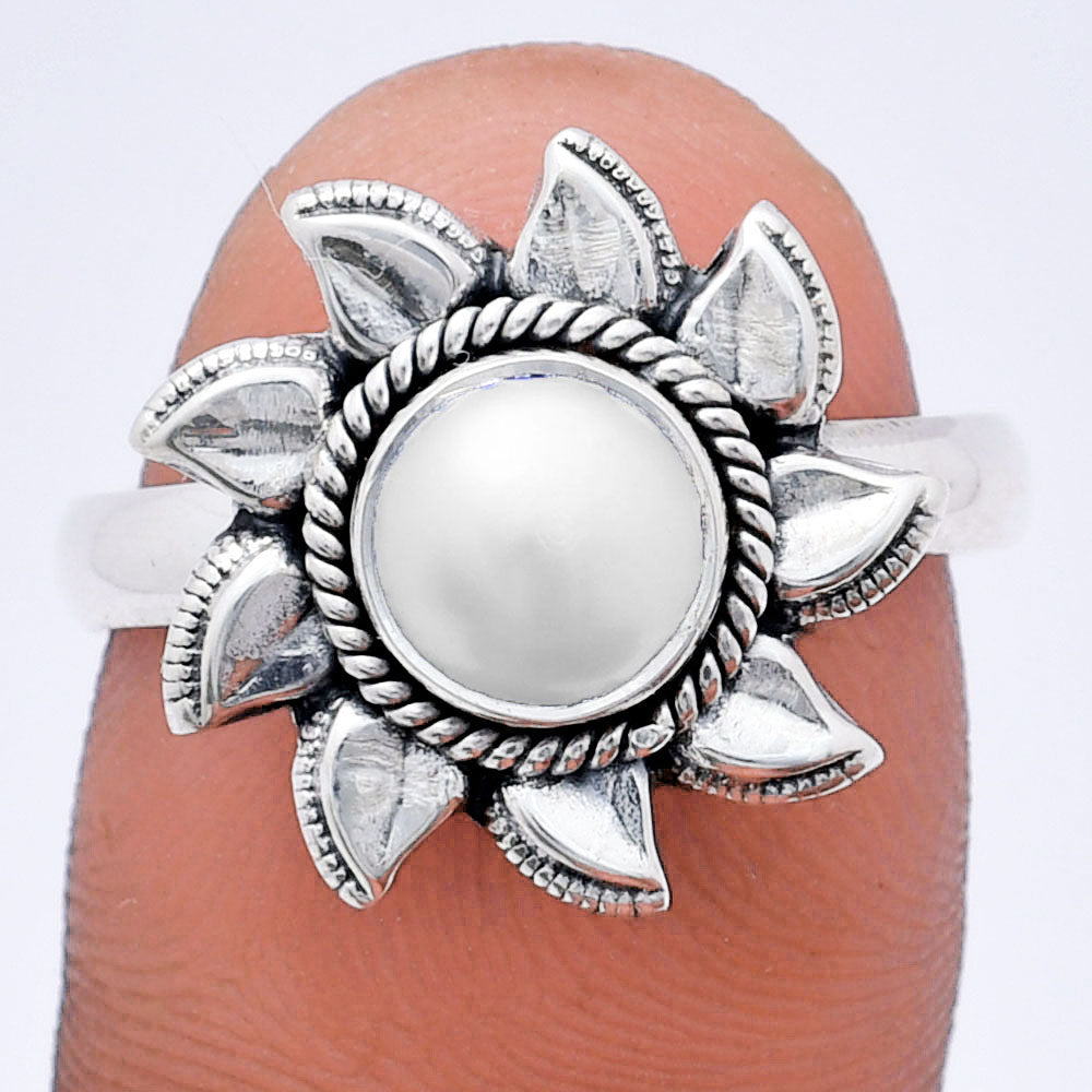 Premium Quality Sun - Fresh Water Pearl Ring size-7 R-1617 43-ER13814