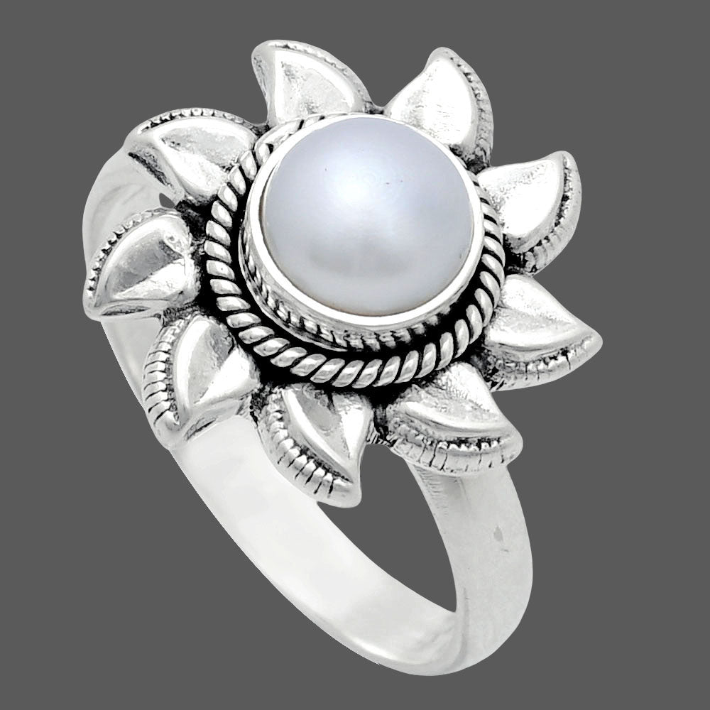 Premium Quality Sun - Fresh Water Pearl Ring size-7 R-1617 43-ER13814