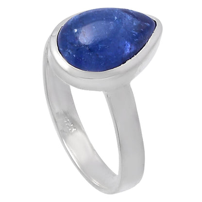 Natural Tanzanite Cab Ring size-8 R-1004 44-ER13836