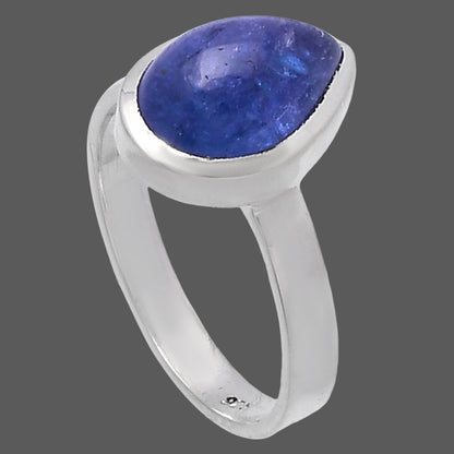 Natural Tanzanite Cab Ring size-8 R-1004 44-ER13862