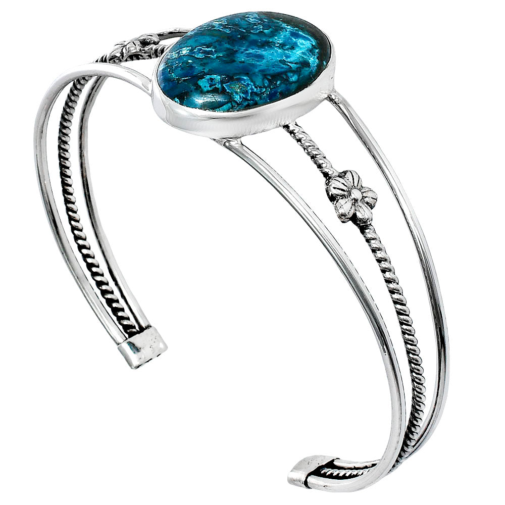 Premium Quality Shattuckite - USA Cuff Bangle Bracelet B-1012 46-EB10506