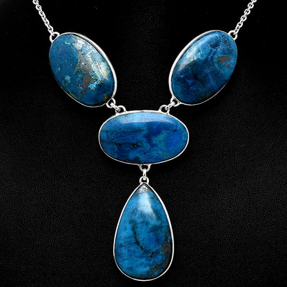 Natural Shattuckite - USA Necklace N-1013 46-EN10139