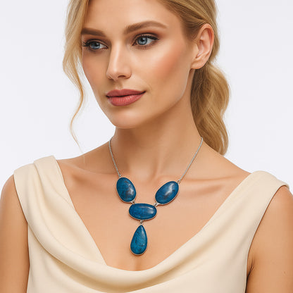 Natural Shattuckite - USA Necklace N-1013 46-EN10139