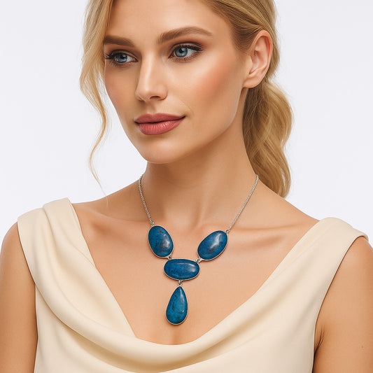 Natural Shattuckite - USA Necklace N-1013 46-EN10139