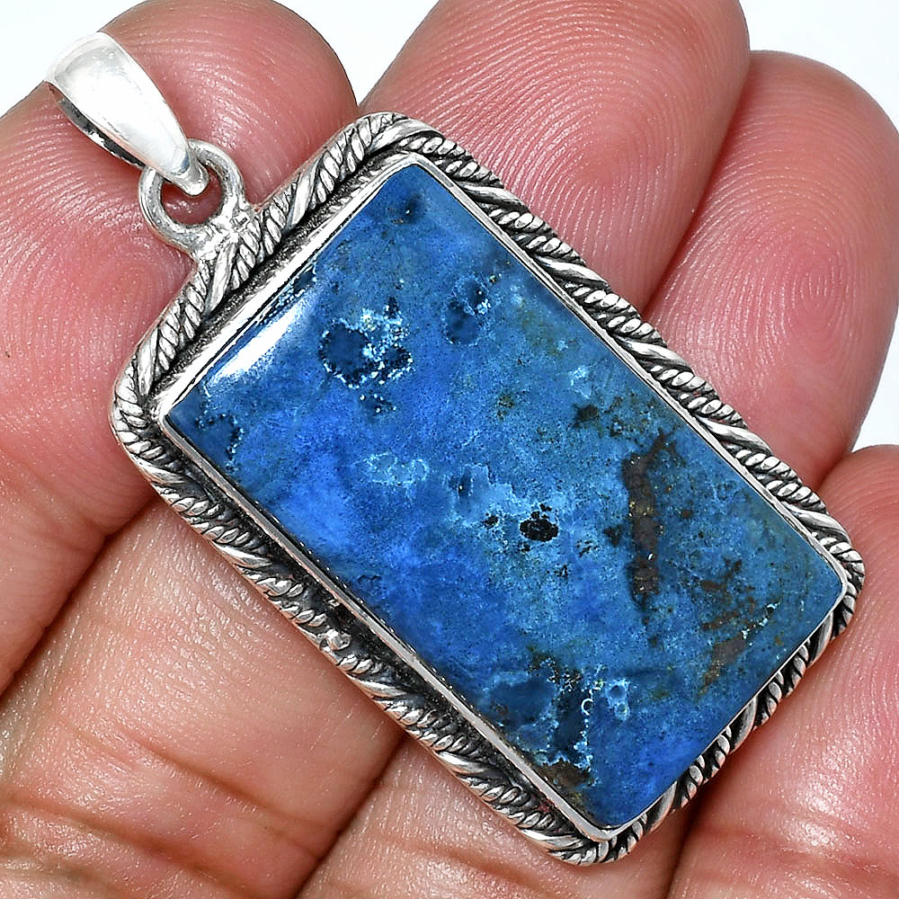 Premium Quality Natural Shattuckite Pendant P-1074 46-EP10343