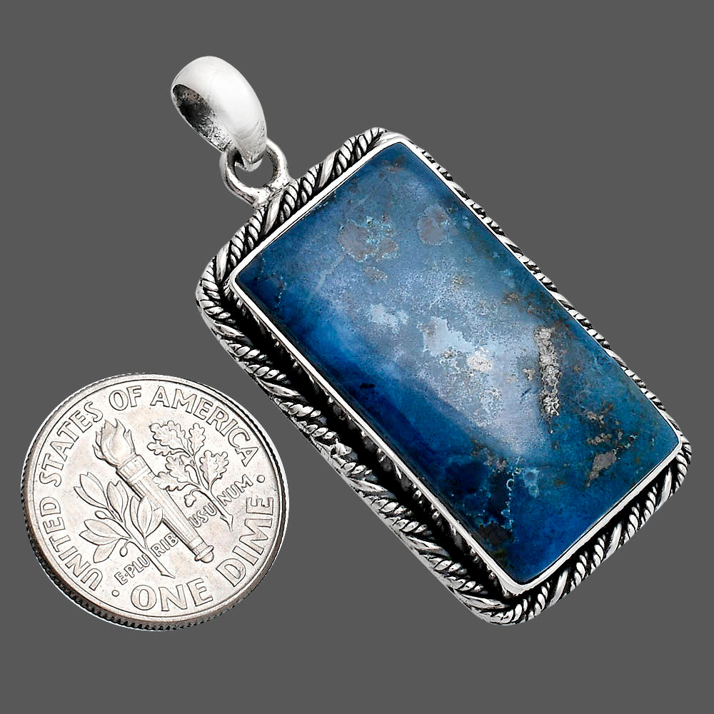 Premium Quality Natural Shattuckite Pendant P-1074 46-EP10343