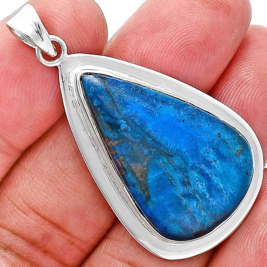 Premium Quality Natural Shattuckite Pendant P-1076 46-EP10345