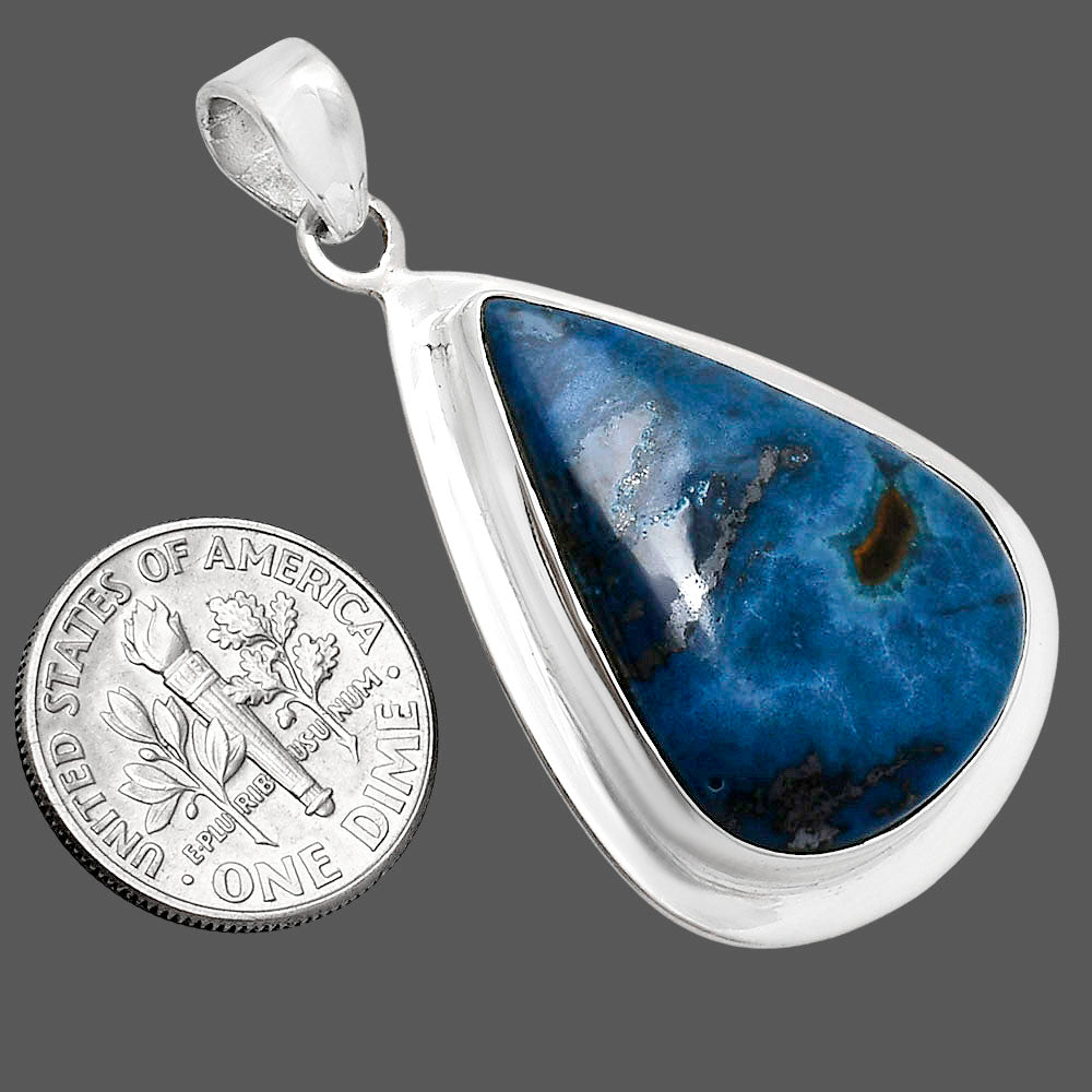 Premium Quality Natural Shattuckite Pendant P-1076 46-EP10347