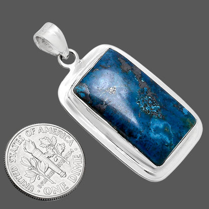 Premium Quality Natural Shattuckite Pendant P-1076 46-EP10350