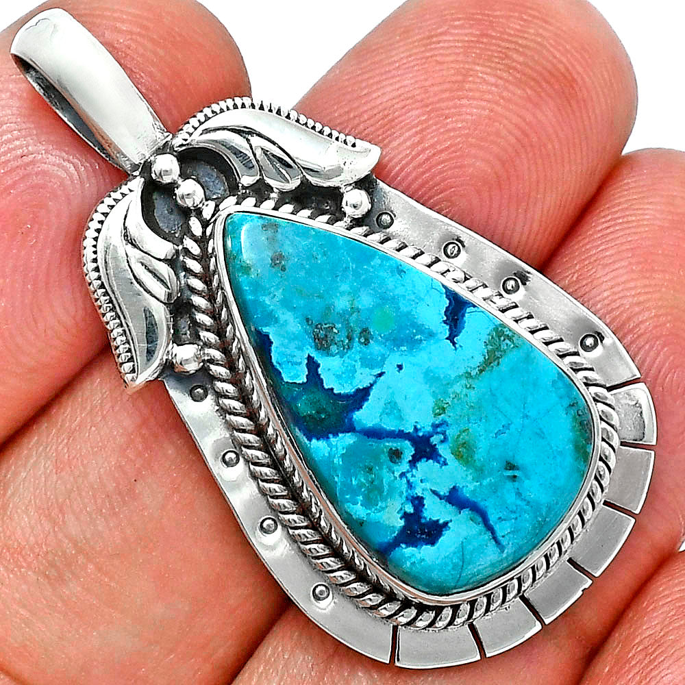 Premium Quality Shattuckite - USA Pendant P-1568 46-EP10384
