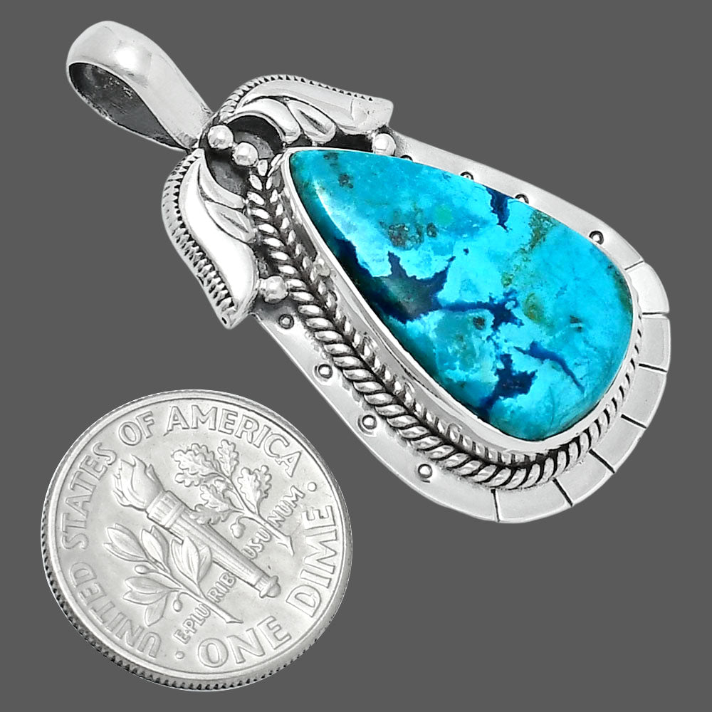 Premium Quality Shattuckite - USA Pendant P-1568 46-EP10384