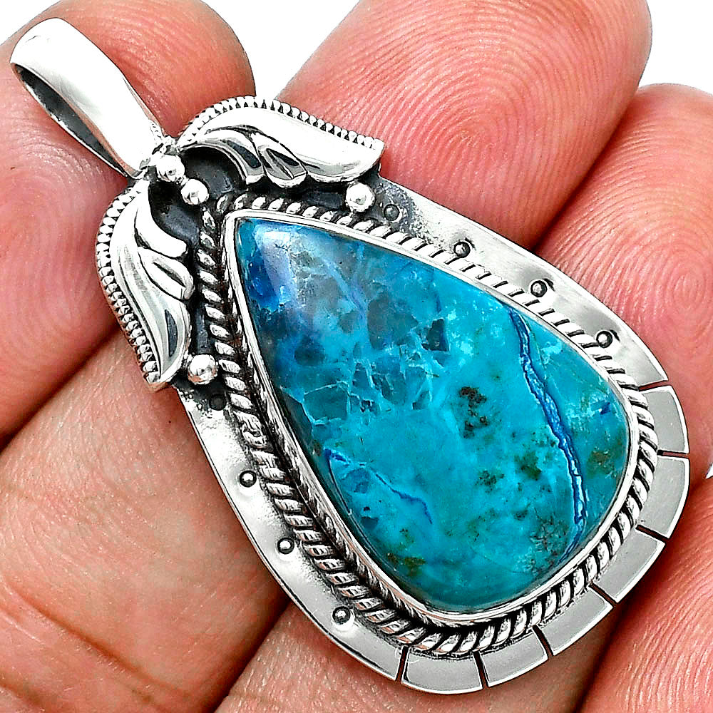 Premium Quality Shattuckite - USA Pendant P-1568 46-EP10385