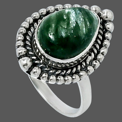 Premium Quality Russian Seraphinite Ring size-6 R-1154 47-ER13948
