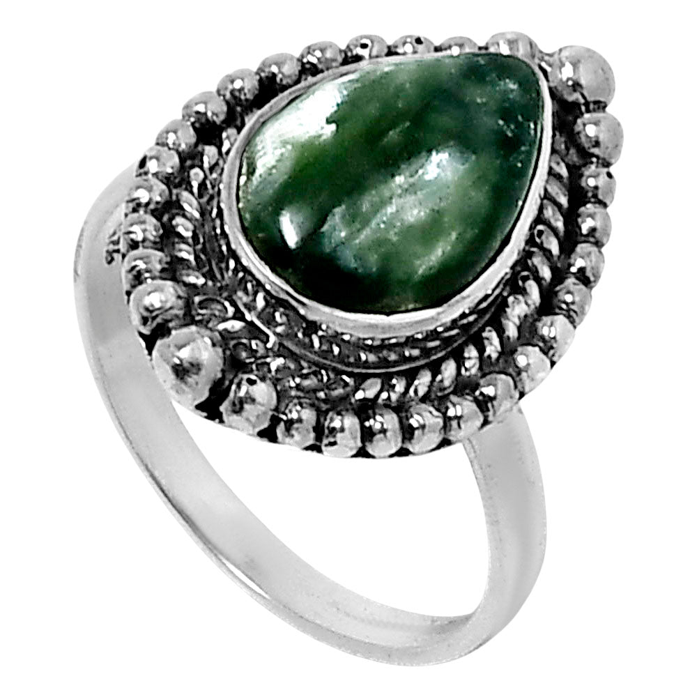 Premium Quality Russian Seraphinite Ring size-7 R-1154 47-ER13950