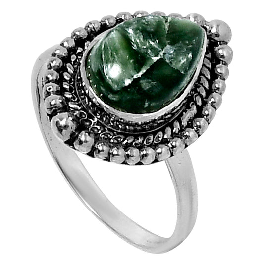 Premium Quality Russian Seraphinite Ring size-9 R-1154 47-ER13955