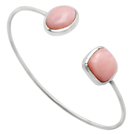 Premium Quality Pink Opal Cuff Bangle Bracelet B-1004 48-EB10512