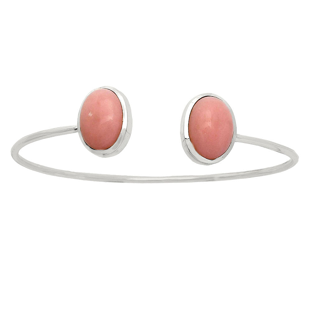 Premium Quality Pink Opal Cuff Bangle Bracelet B-1004 48-EB10513